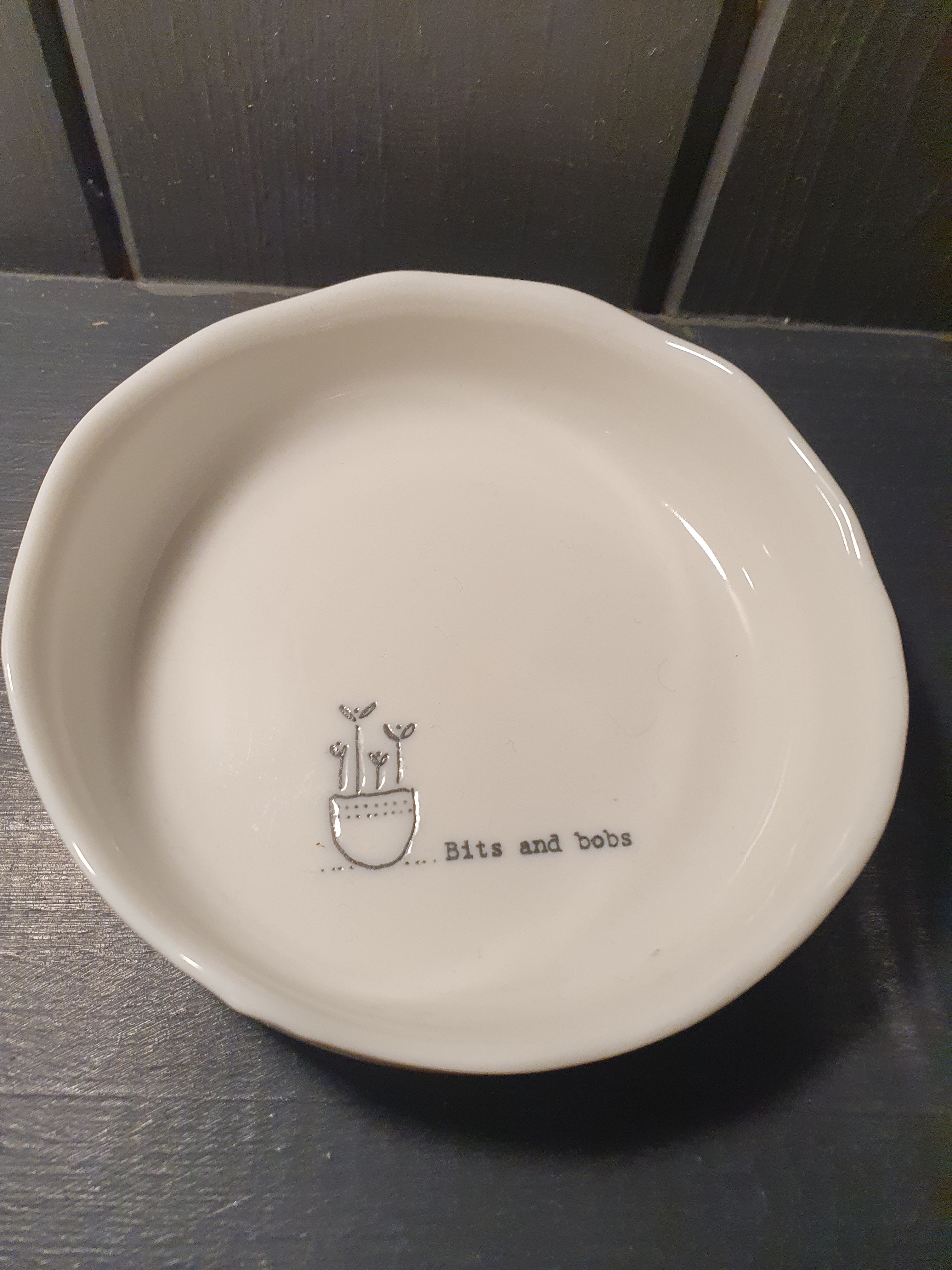 Ceramic Wobbly Trinket Bowl Large Bits and Bobs image 0