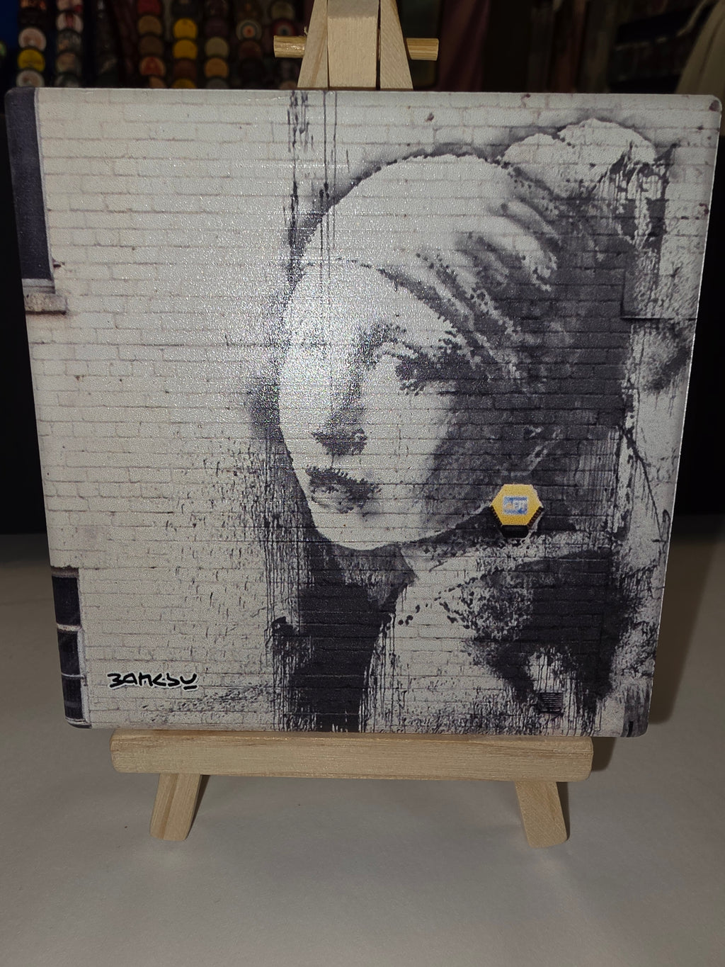 Banksy Ceramic Coaster image 0