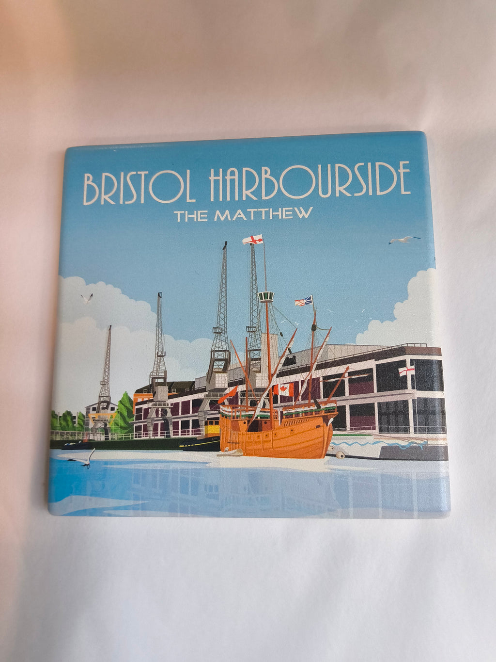 Bristol harbourside/Matthew Ceramic Coaster