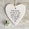 Ceramic Hanging Heart  Good Friends image 0