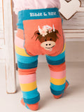 Blade and Rose Bonnie the Highland Cow leggings image 1