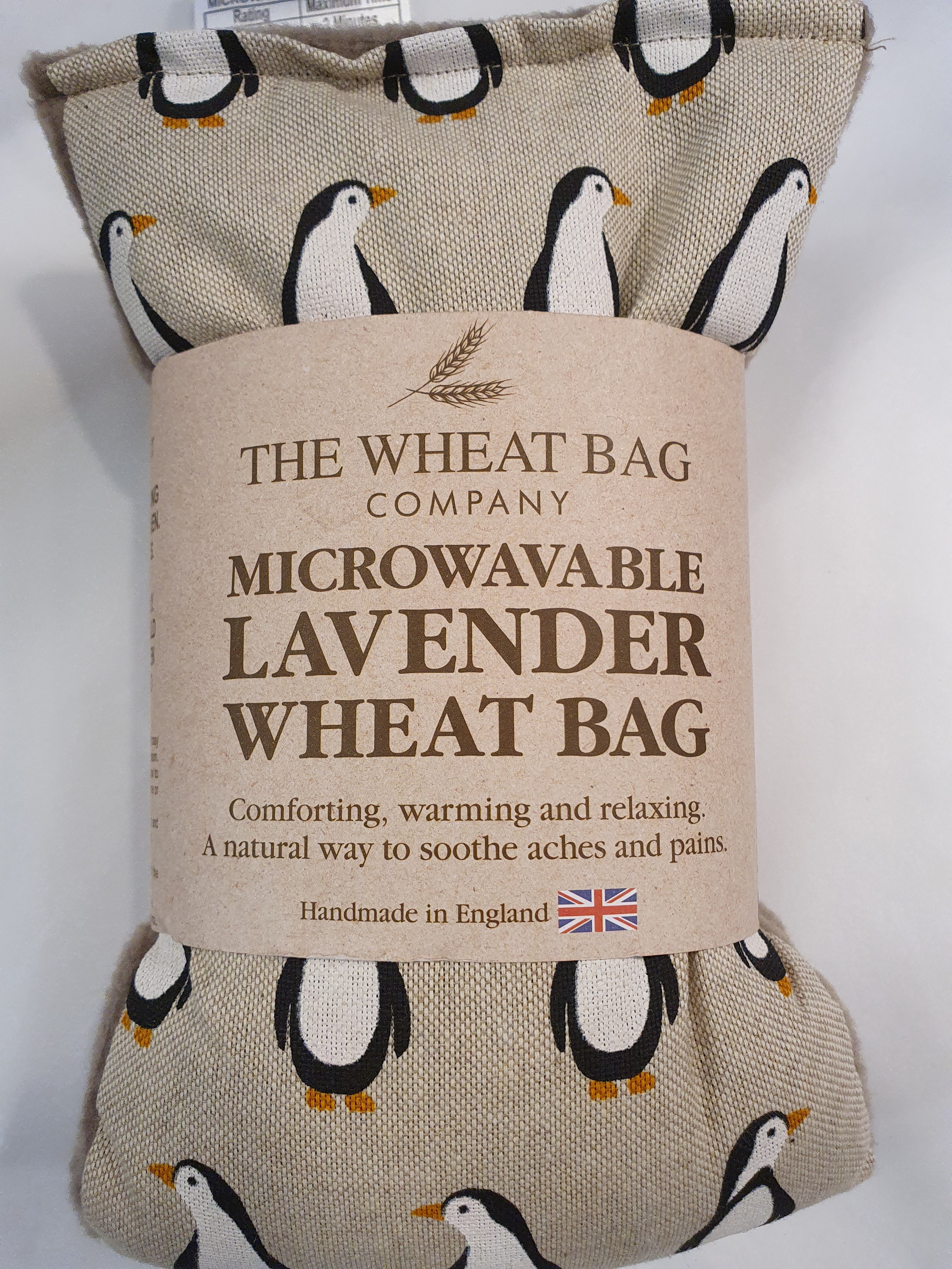 Microwavable Lavender Wheat Bag Penguin image 0