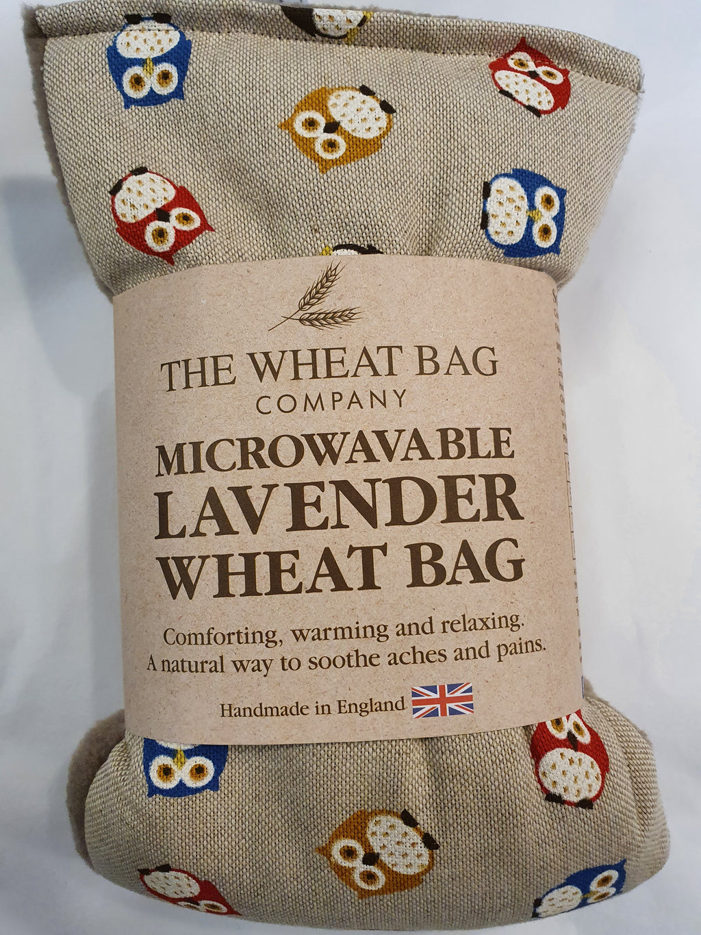 Microwavable Lavender Wheat Bag Owls image 0