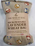 Microwavable Lavender Wheat Bag Owls image 0