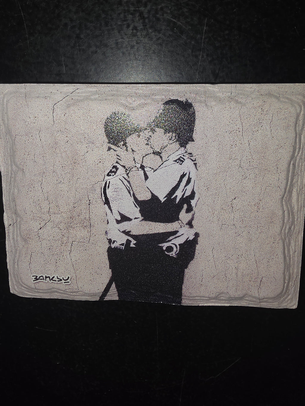 Banksy ceramic Magnet image 0