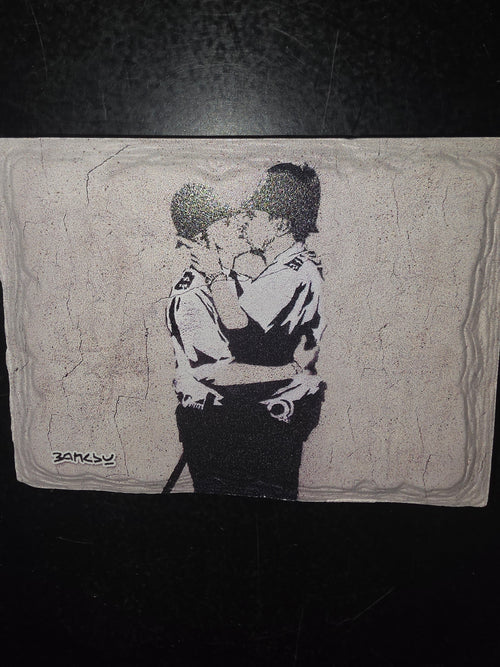 Banksy ceramic Magnet image 0