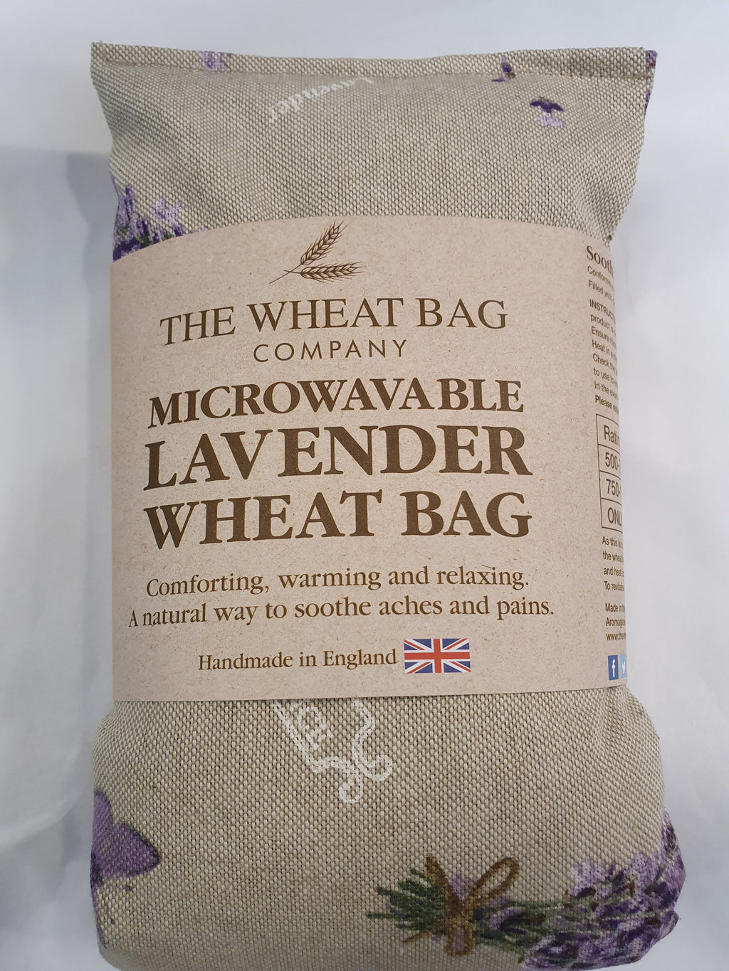 Microwavable Lavender Wheat Bag Lavender image 0