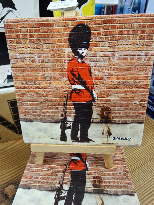 Banksy Ceramic Coaster image 0