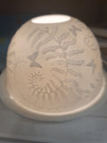 Butterflies and Fern Tea Light Dome image 0