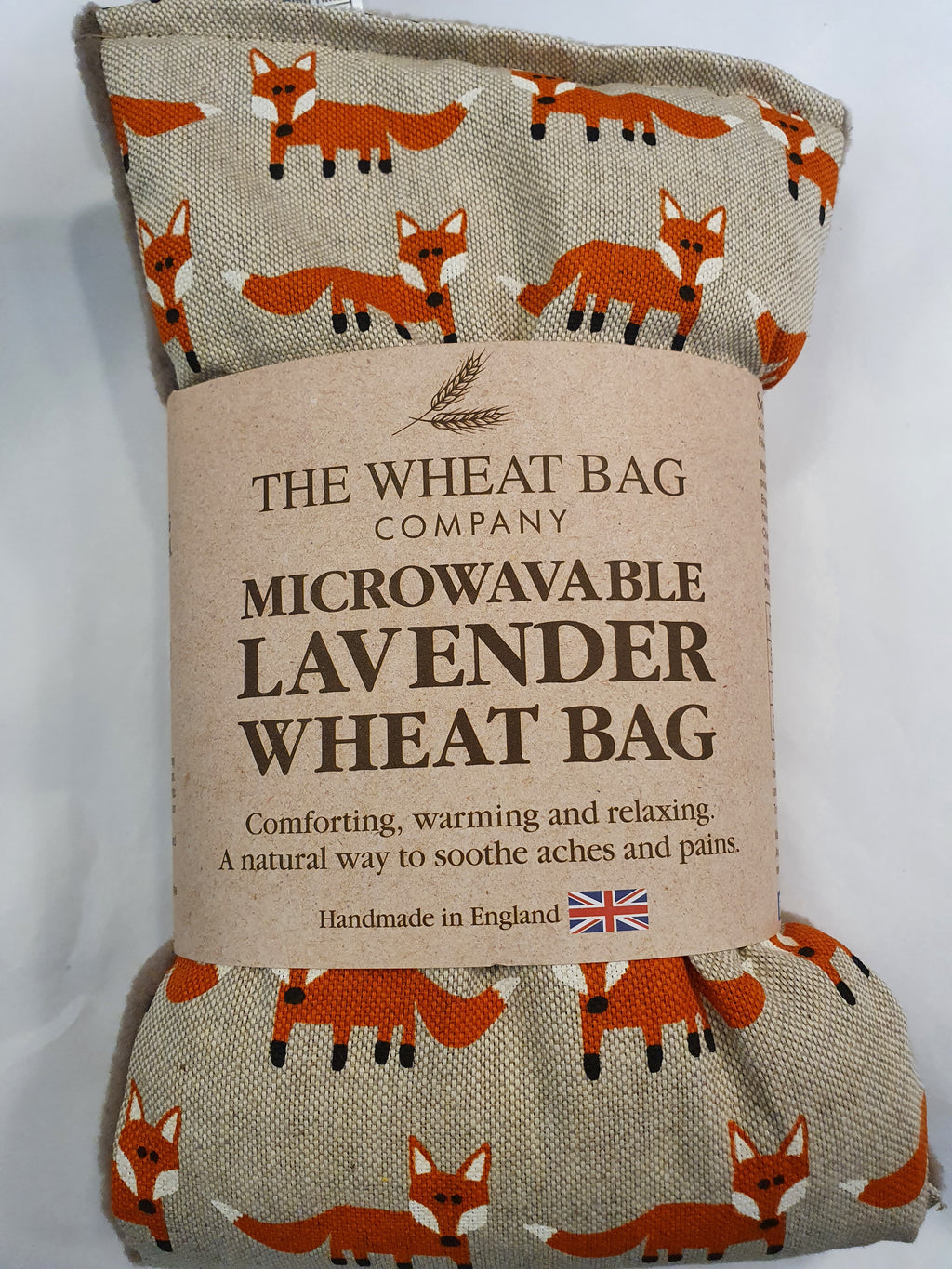 Microwavable Lavender Wheat Bag Foxes image 0