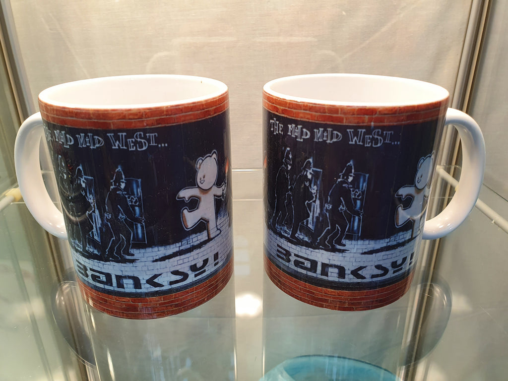 Banksy Mug Mild Mild West image 0