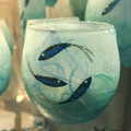Strawsilk T light Votive Ocean fish image 0