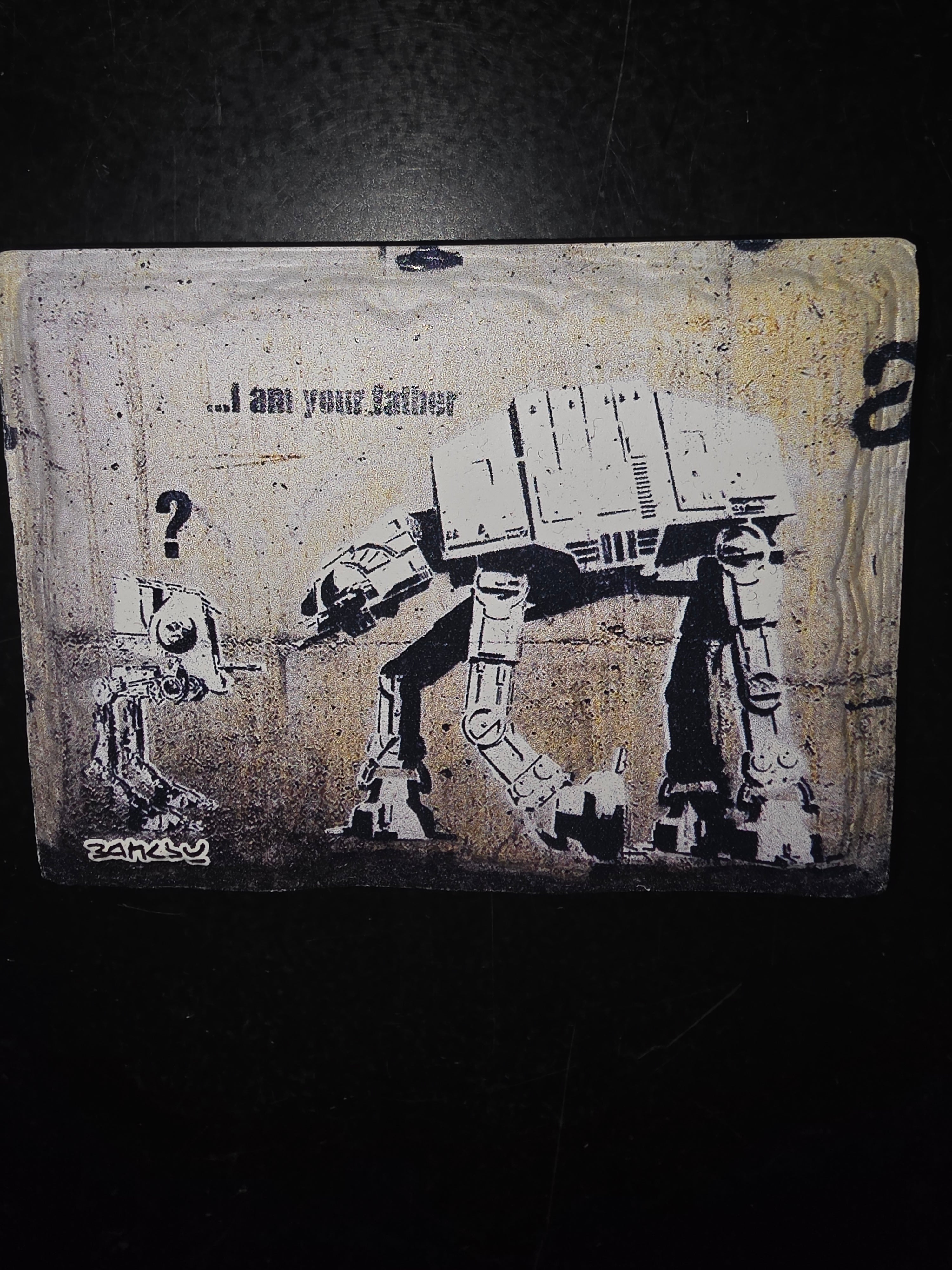 Banksy ceramic Magnet image 0