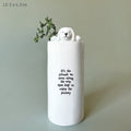East of India Sentiment Dog Vase image 0