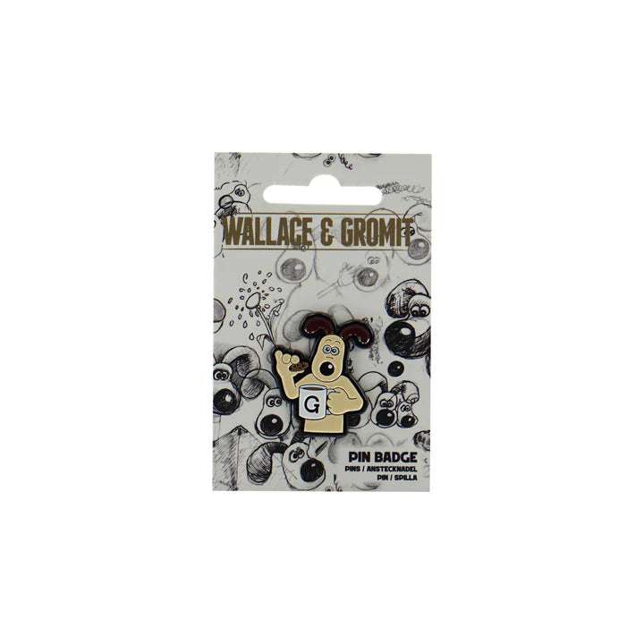 Gromit pin badge image 0