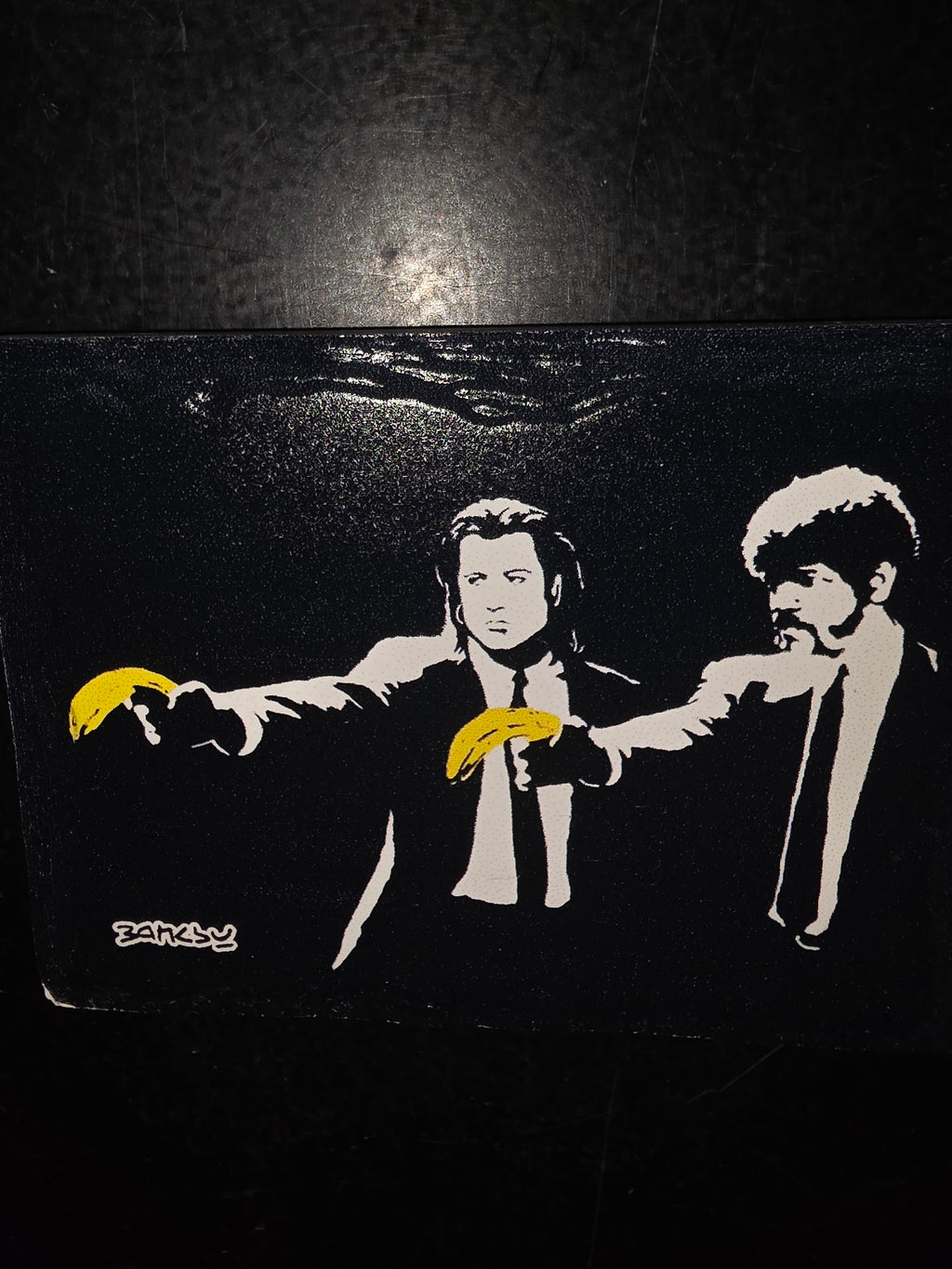 Banksy ceramic Magnet image 0