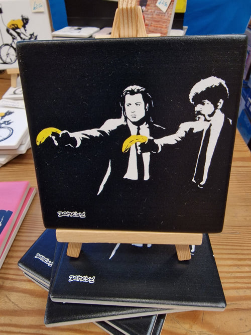 Banksy Ceramic Coaster image 0
