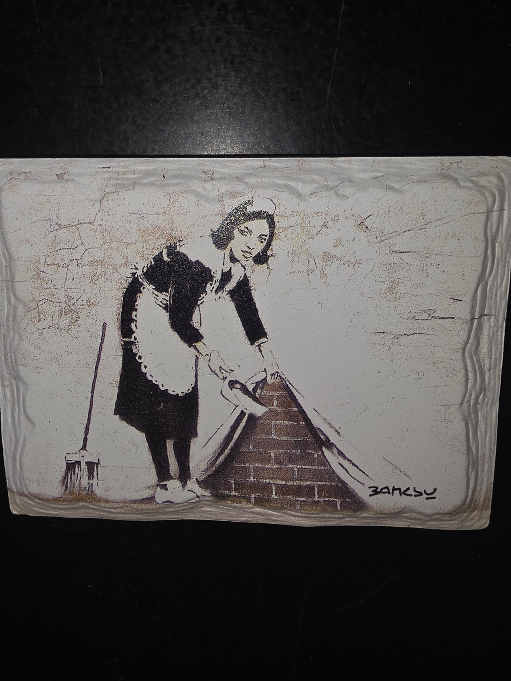 Banksy ceramic Magnet image 0