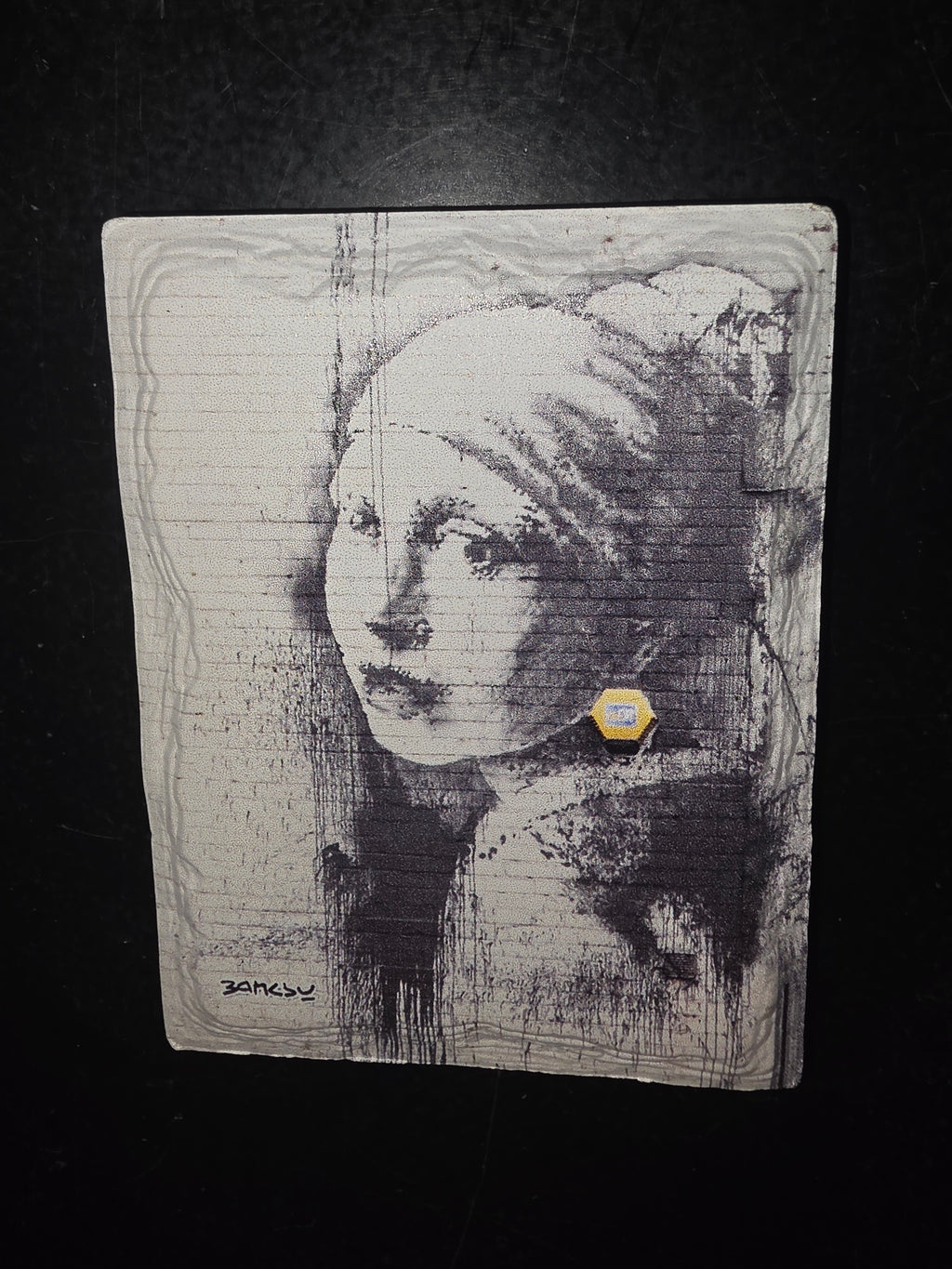 Banksy ceramic Magnet image 0