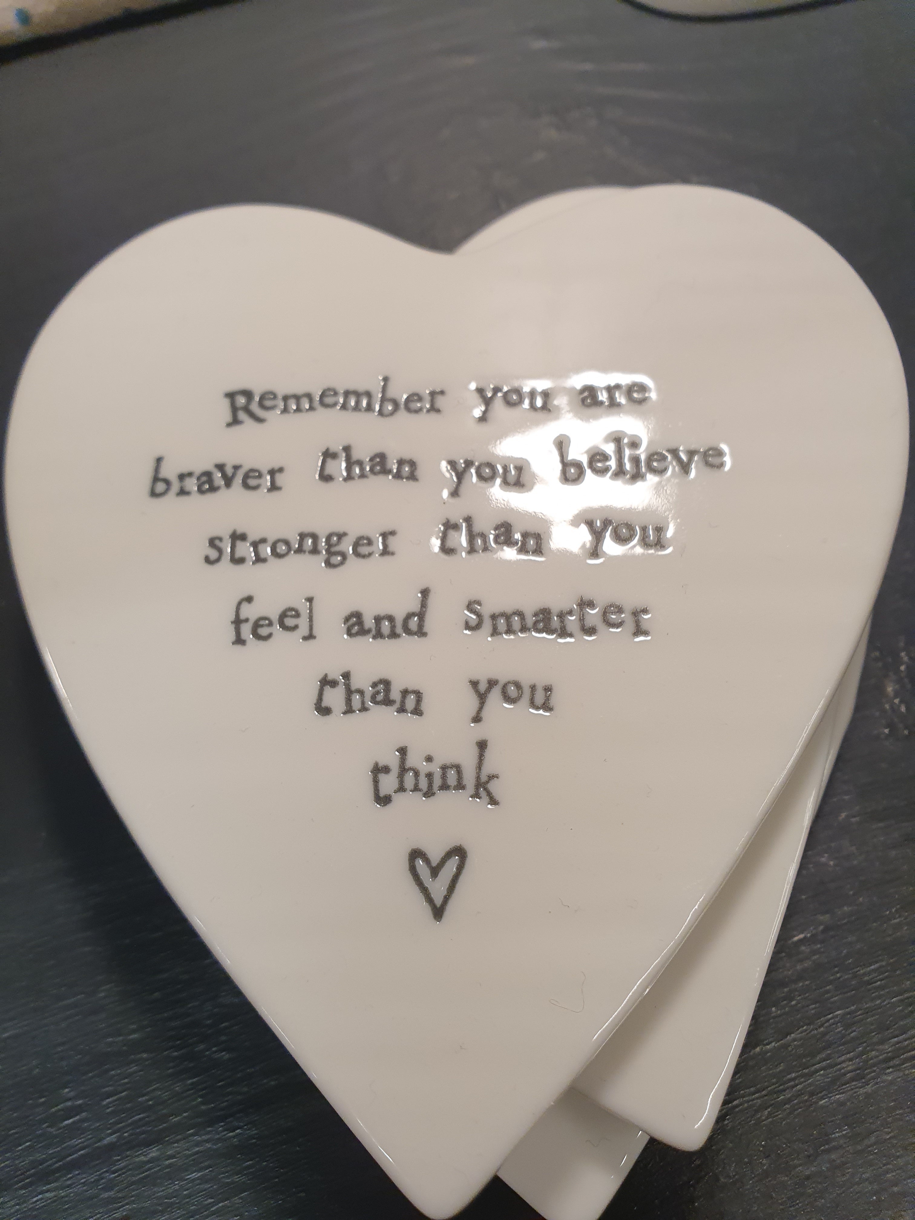 Ceramic Coaster Remember You Are Braver image 2