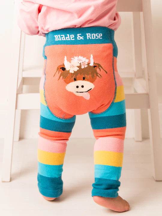 Blade and Rose Bonnie the Highland Cow leggings image 0