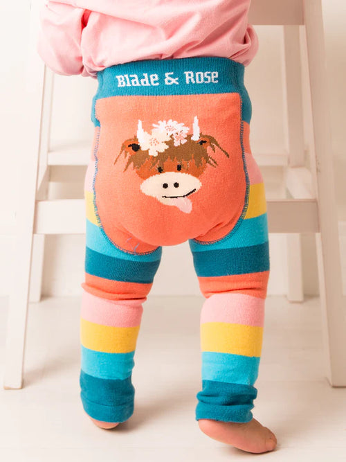 Blade and Rose Bonnie the Highland Cow leggings image 0