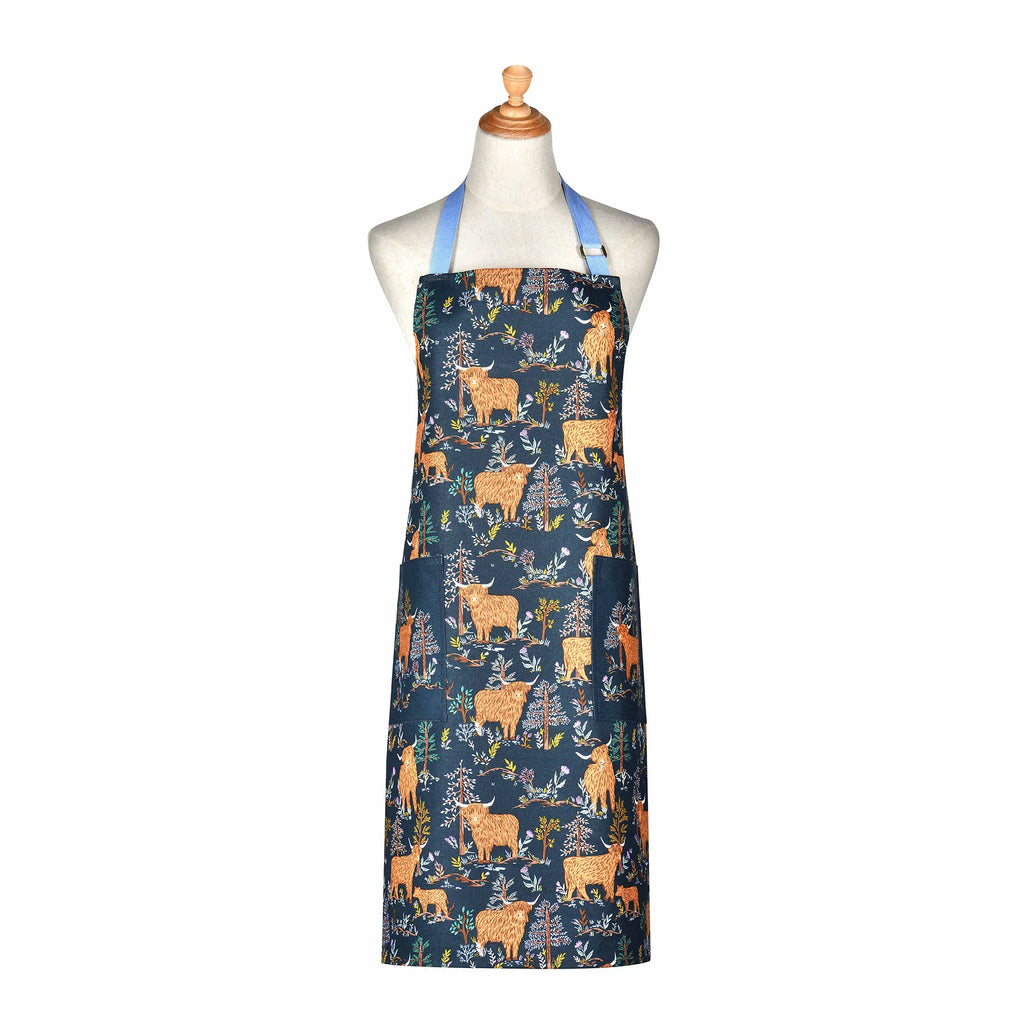Ulster Weavers Cotton Apron Highland Cow image 0