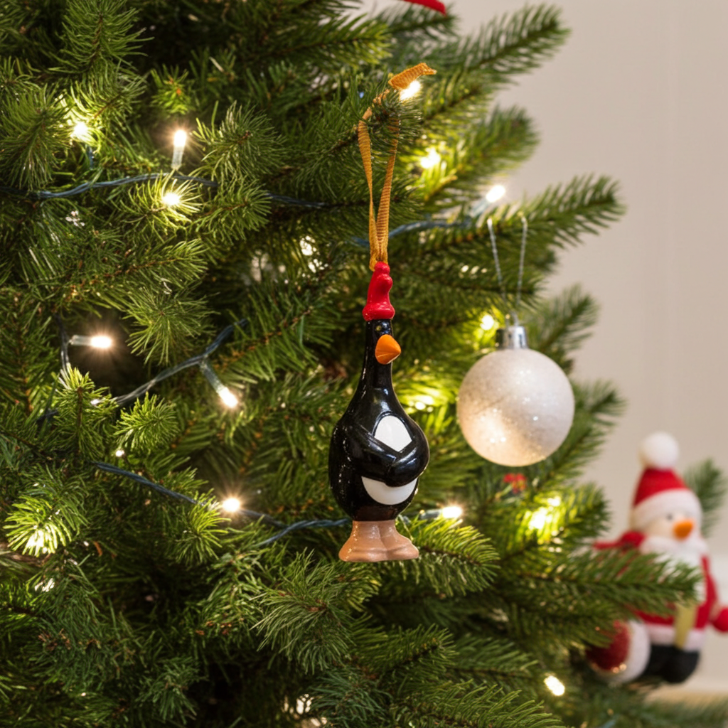 Aardman Feathers McGraw Ceramic Hanging Decoration