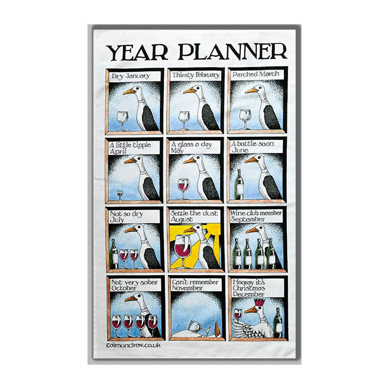Simon Drew T towel Year Planner image 0
