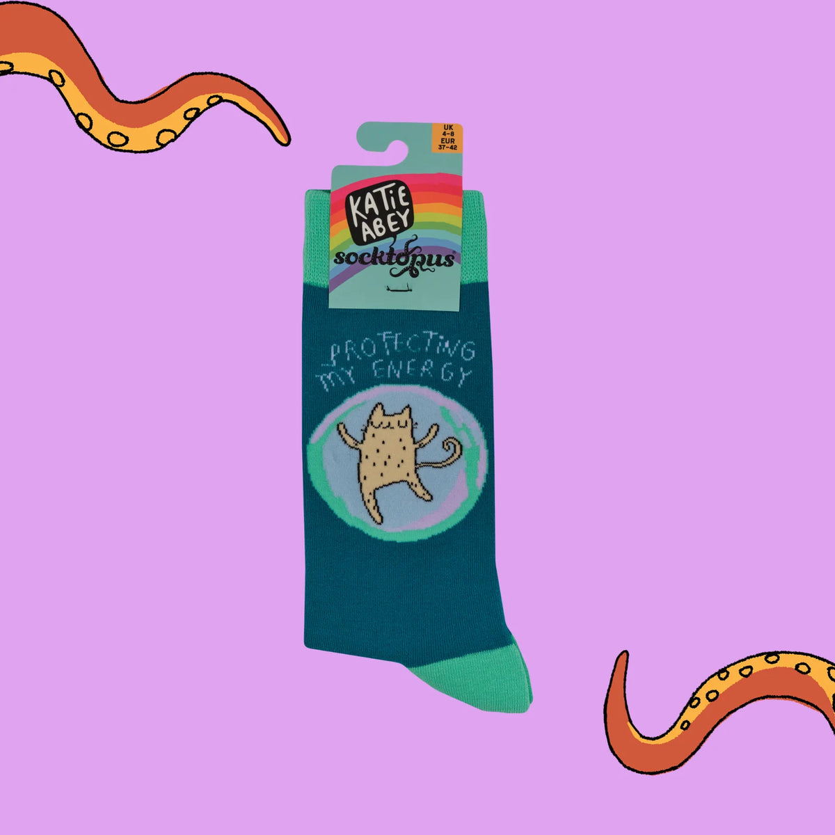 Socktopus Protecting my Energy socks