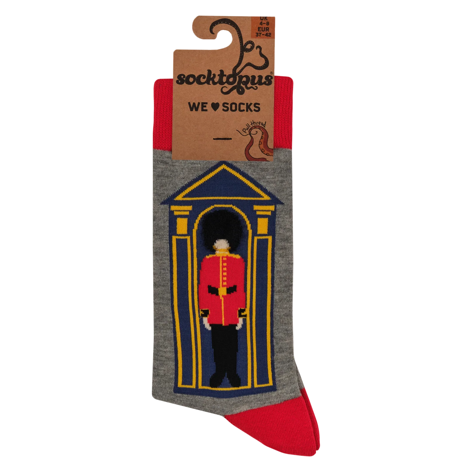 Socktopus Fluffy Hat Guardsman Socks