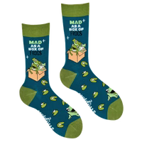Socktopus Mad AS A Box Of Frogs Socks