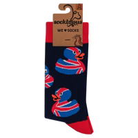 Socktopus Union Jack Rubber Duck Socks