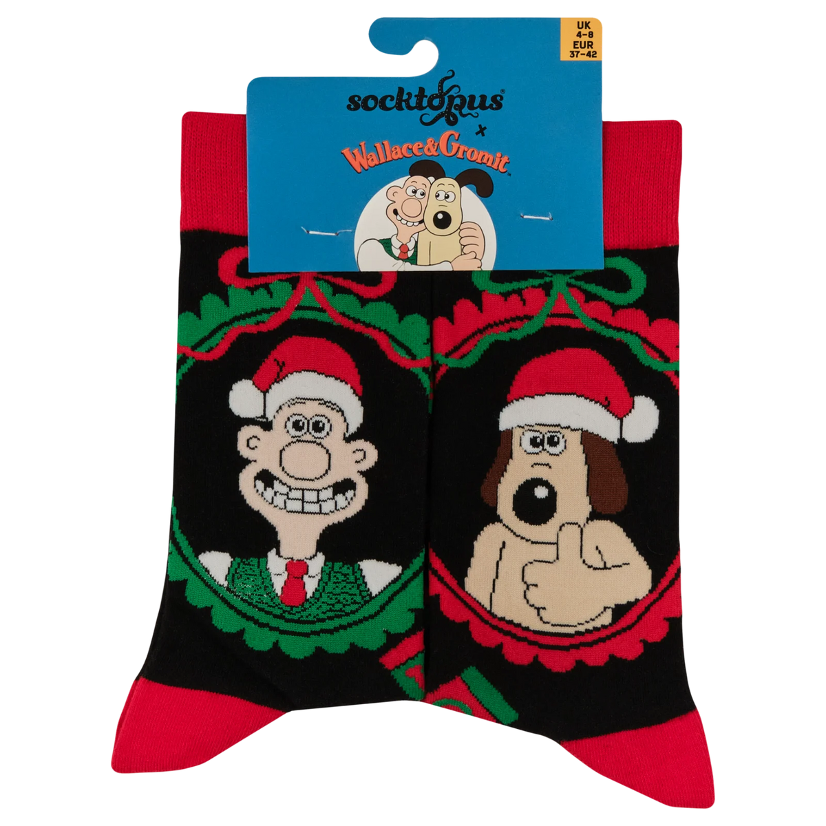 Socktopus Wallace and Gromit Christmas socks