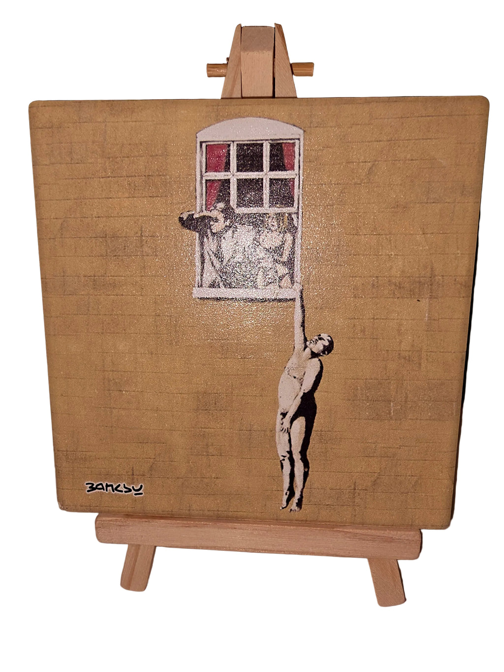 Banksy Ceramic Coaster image 0