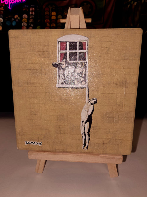 Banksy Ceramic Coaster image 0