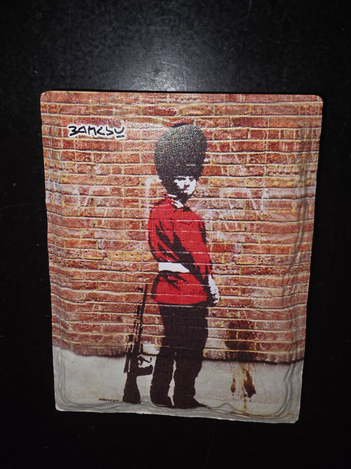 Banksy ceramic Magnet image 0