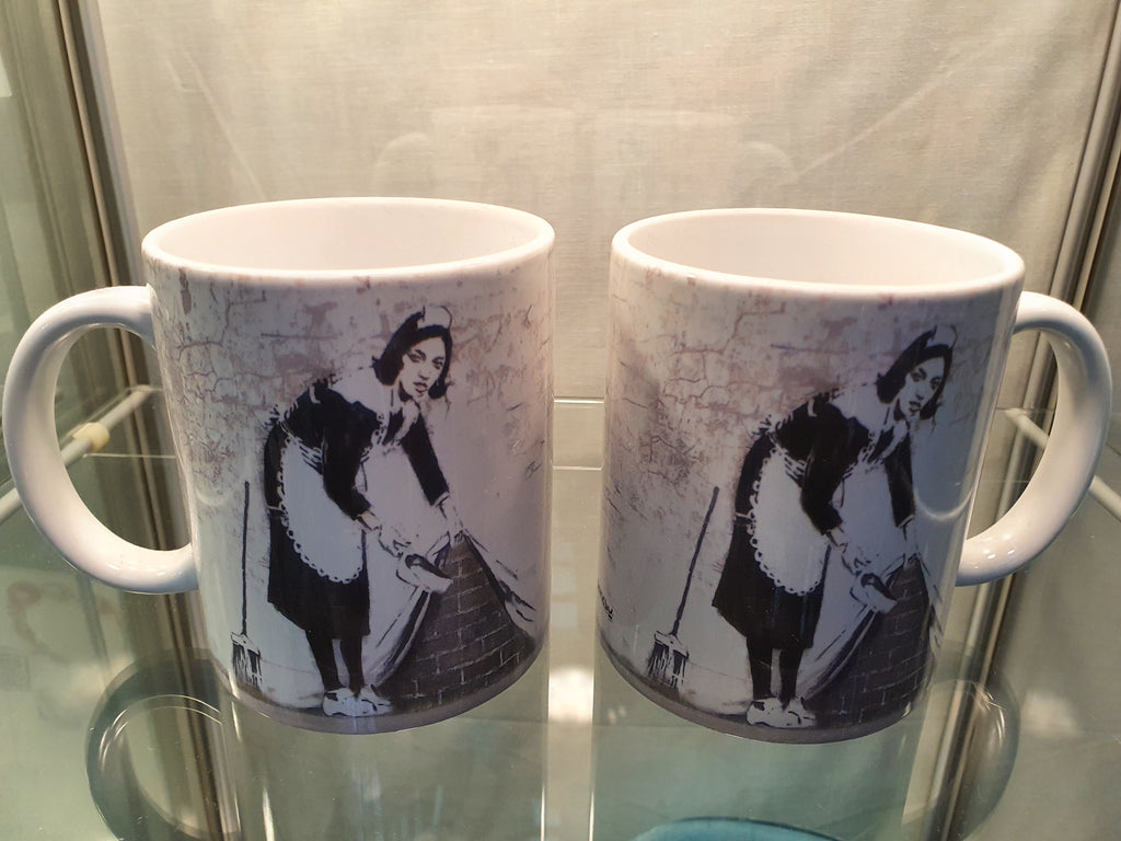 Banksy Mug Maid In London image 0