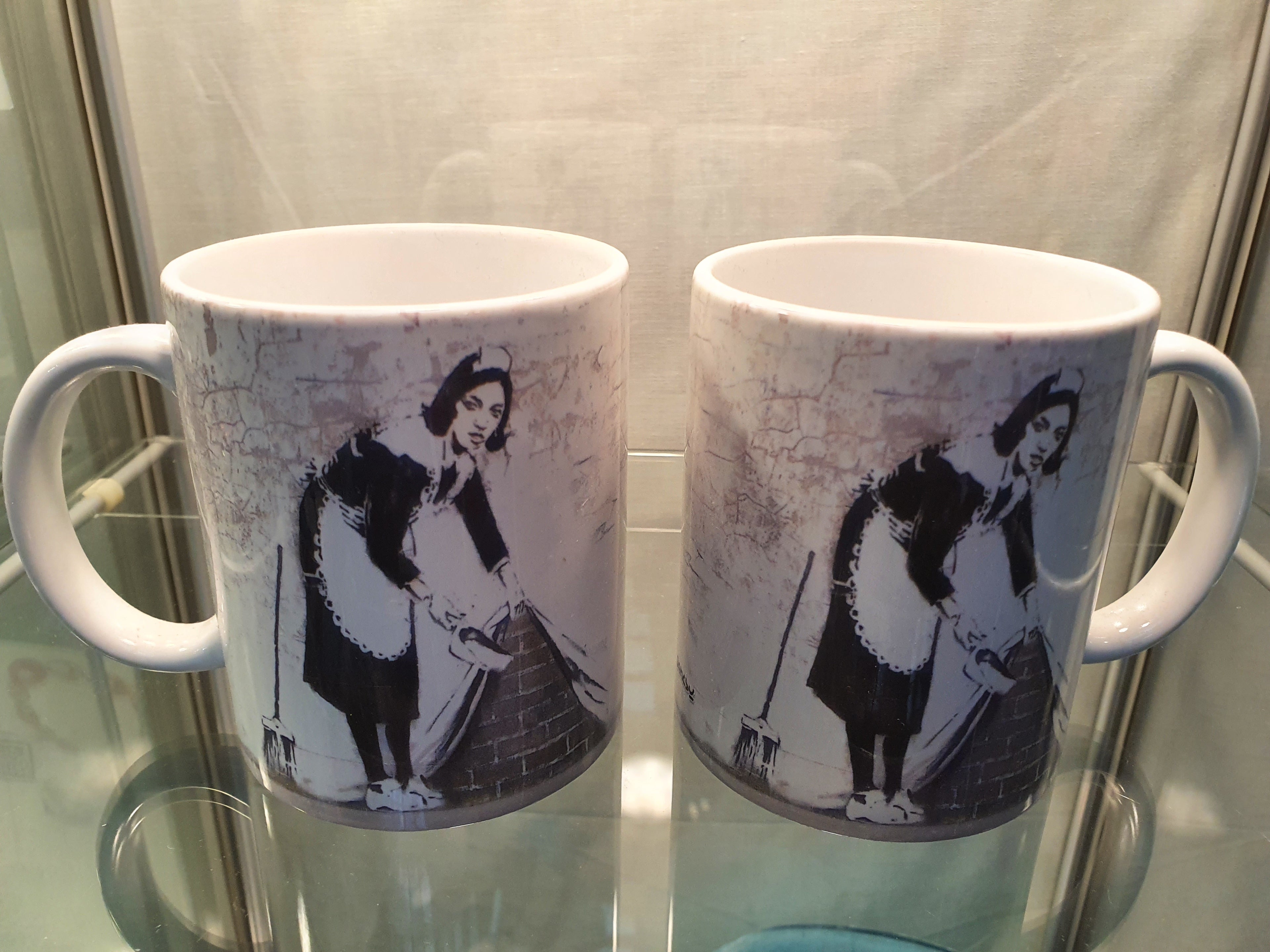 Banksy Mug Maid In London image 0