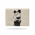 Banksy Kissing Coppers — White Background