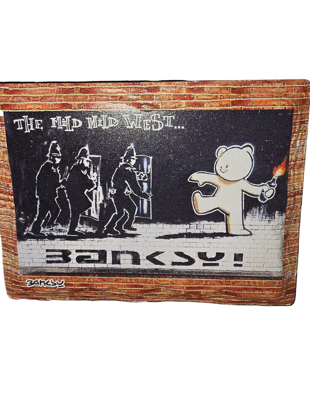 Banksy ceramic Magnet image 0