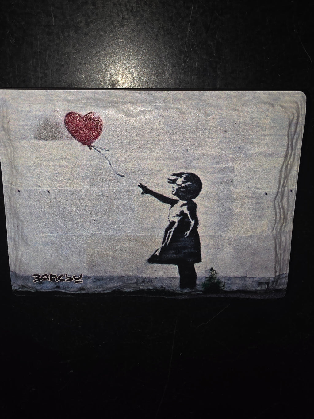 Banksy ceramic Magnet image 0