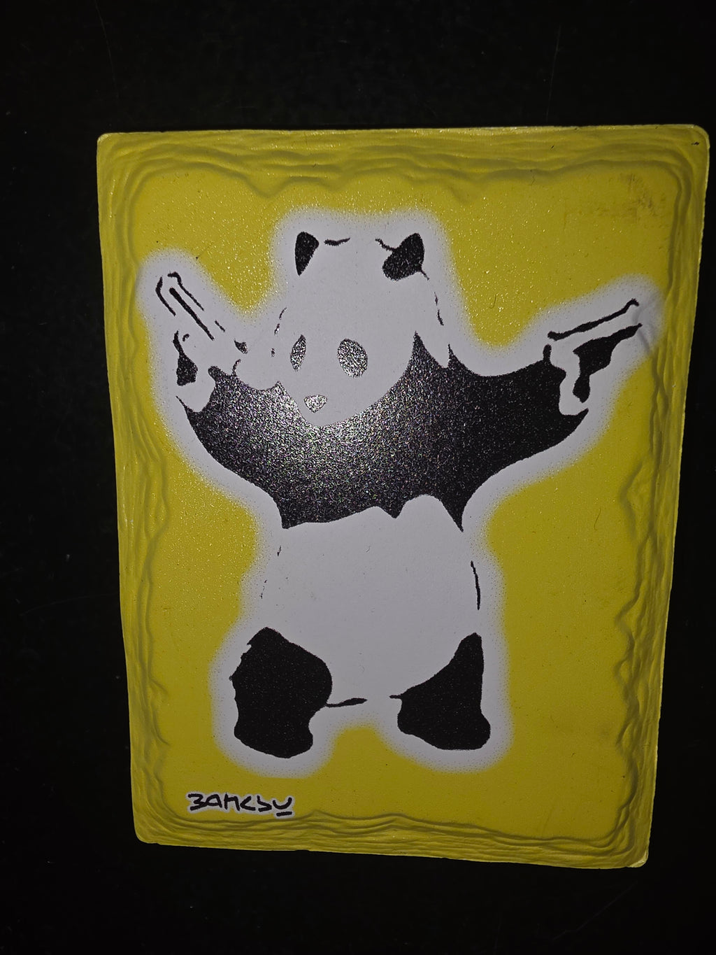 Banksy ceramic Magnet image 0