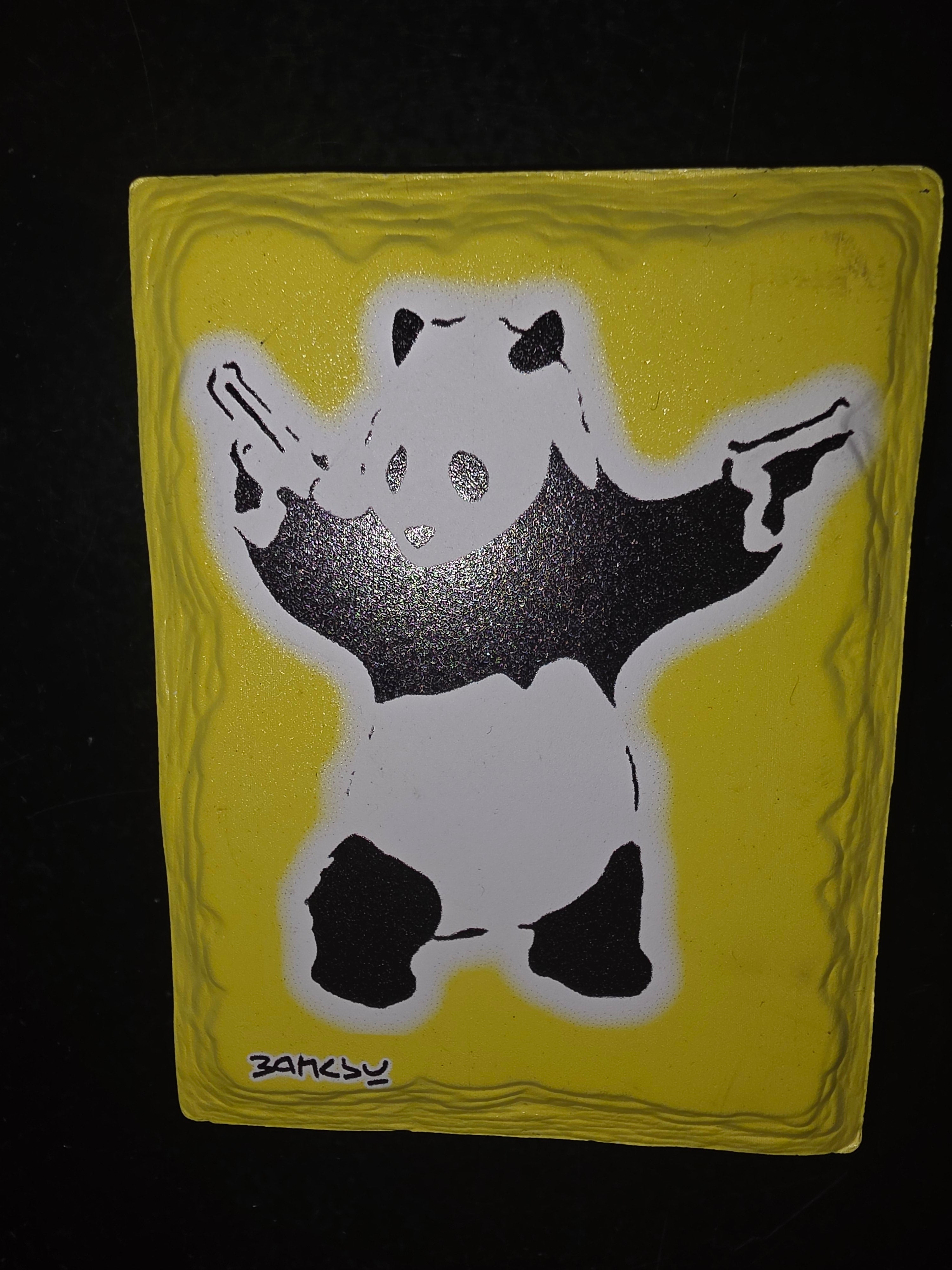 Banksy ceramic Magnet image 0