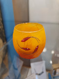 Strawsilk T light Votive Orange fish  image 0