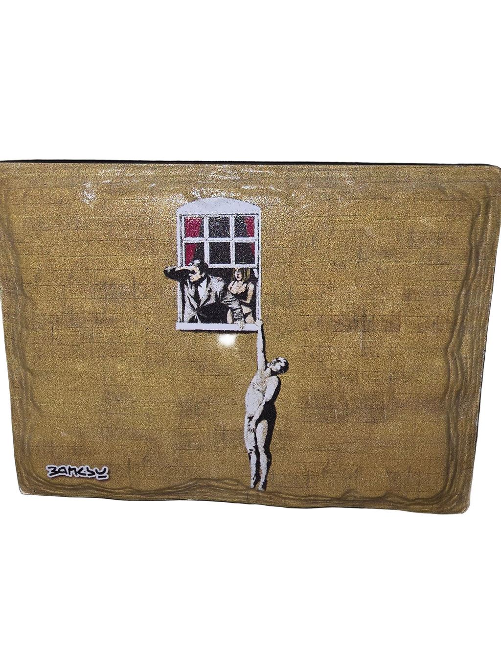 Banksy ceramic Magnet image 0