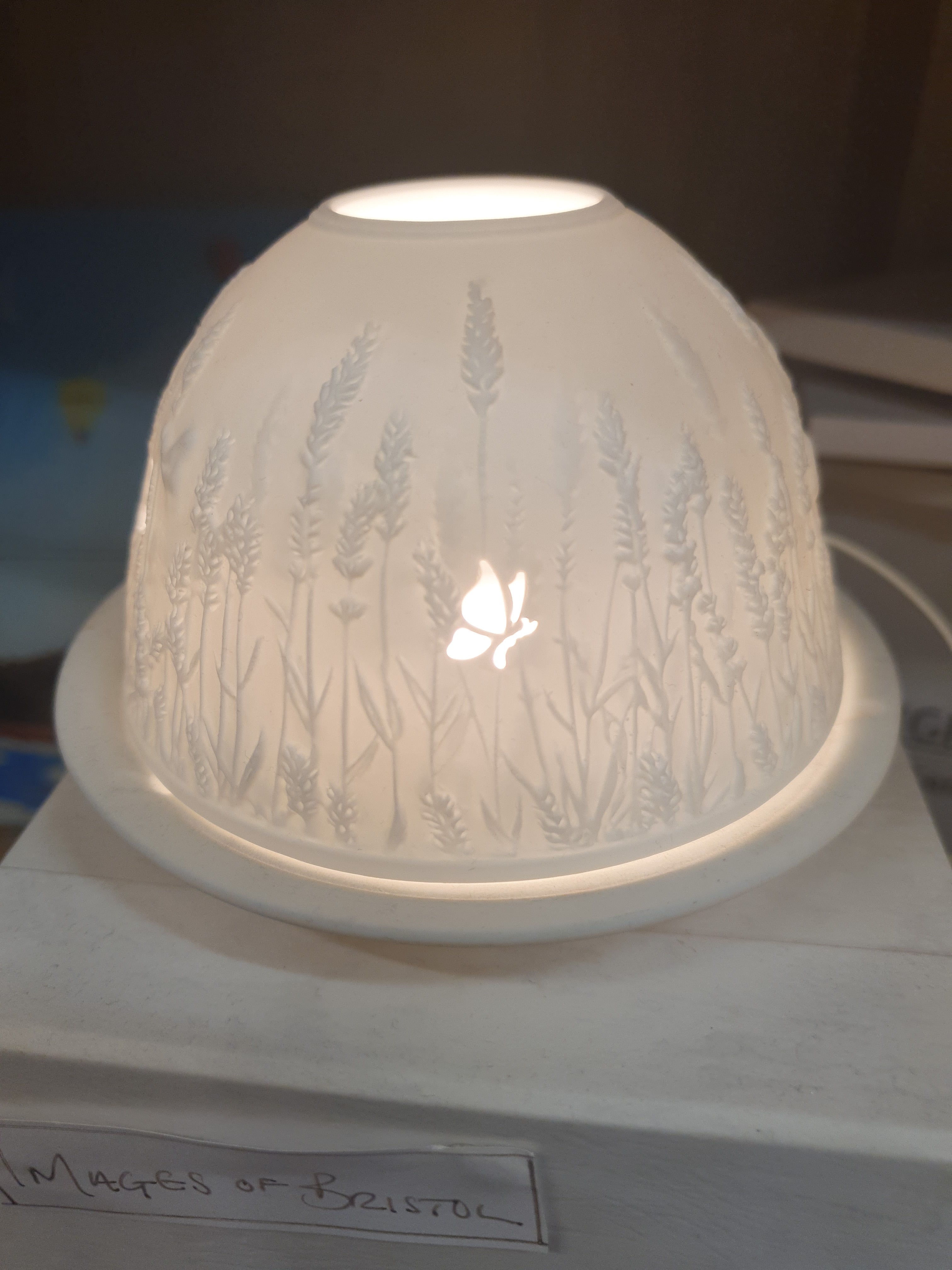 Lavender Tea Light Dome image 0
