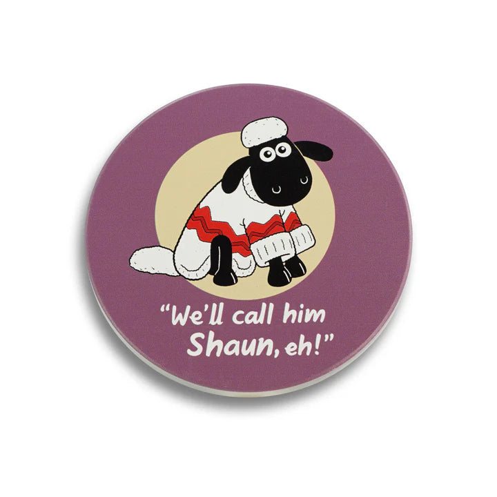 Shaun the sheep ceramic coaster image 0