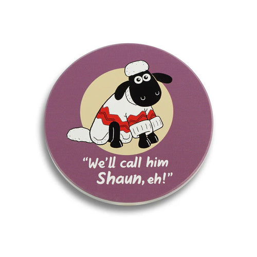 Shaun the sheep ceramic coaster image 0