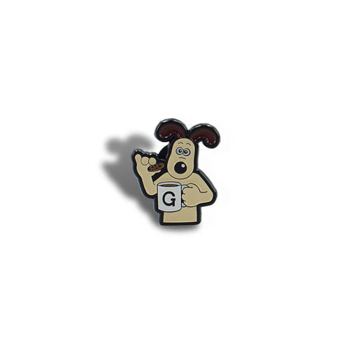 Gromit pin badge image 1